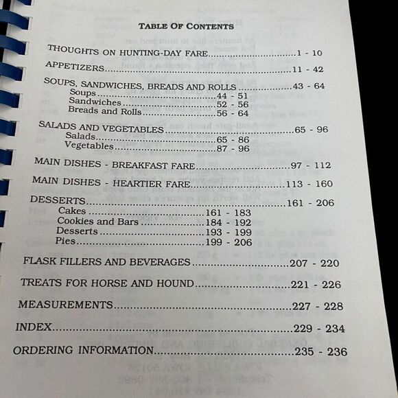 Vtg Cookbook A Foxhunter's Cookbook The Beaufort Hunt PA 1994 1st Edition - Picture 3 of 6